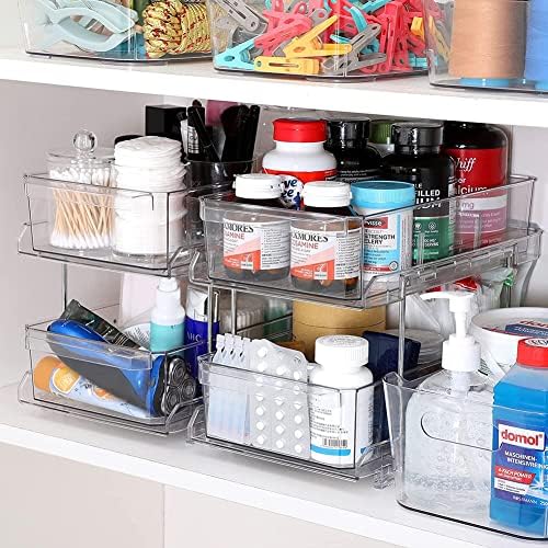 OnDisplay 2-Tier Deluxe Tiered Acrylic Cosmetic/Bath/Pantry/Fridge