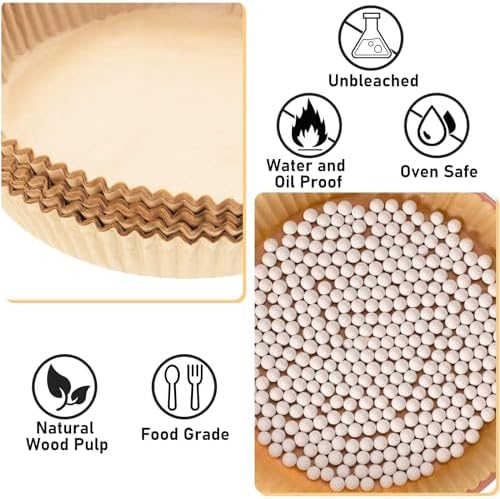 100pcs Parchment Paper for Pie Weights, Pie Crust Weights for blind