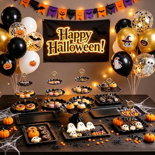 68 Pack Dessert Table Display Set, Tiered Round Cupcake Stands