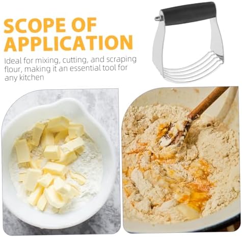 Stainless Steel Dough Blender and Pastry Cutter Tool Manual Flour