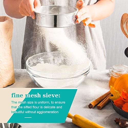 Patelai 3 Pcs Stainless Steel Flour Sifter