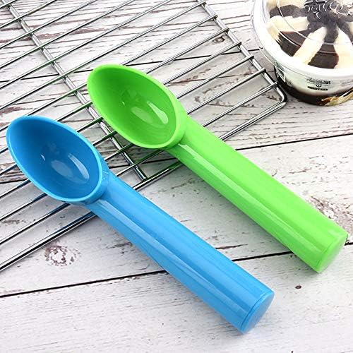 4 Pcs Plastic Ice Cream Scoop Assorted Color Ice Cream Scooper for