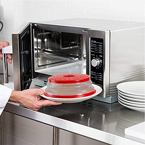 Pack of 2 Collapsible Microwave Food Cover, Splatter Guard, Vented Microwave Lid - Image 7
