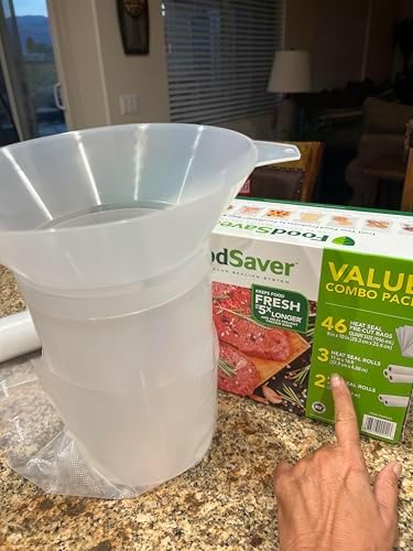 Food Transfer Tool, Quart and Gallon Size, White