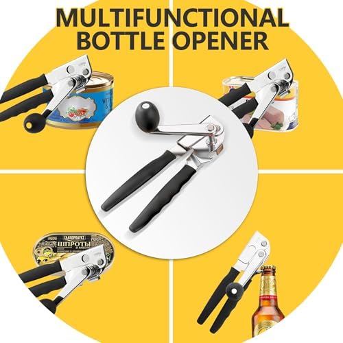 Commercial Can Opener Heavy Duty,Effortless Easy Turn Design for Large