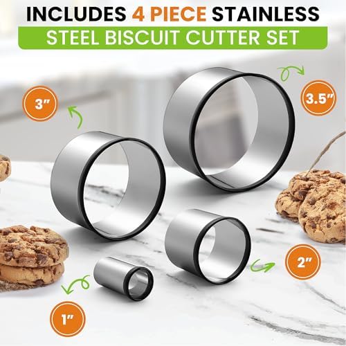Spring Chef Stainless Steel Magnetic Measuring Spoons, Set of 8 with