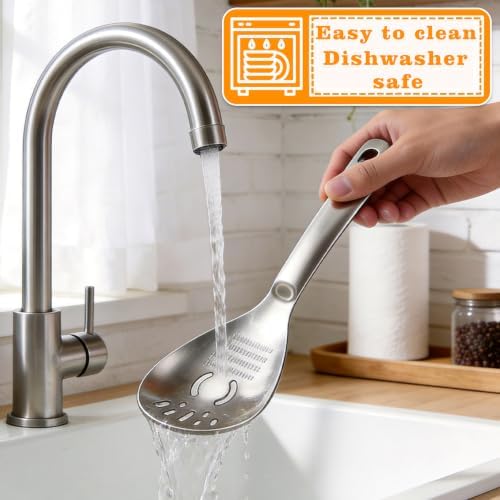 5 in 1 Multifunctional Cooking Spoon, 304 Stainless Steel Egg Yolk