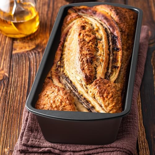 Tiawudi Extra Large Bread Pan, 13" x 5" Long Loaf Pan, Nonstick Baking