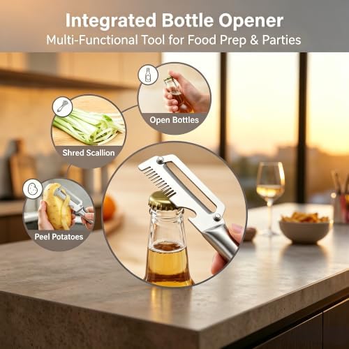Aysoner Kitchen Multifunctional Vegetable Peeler: 3-in-1 Fast Food