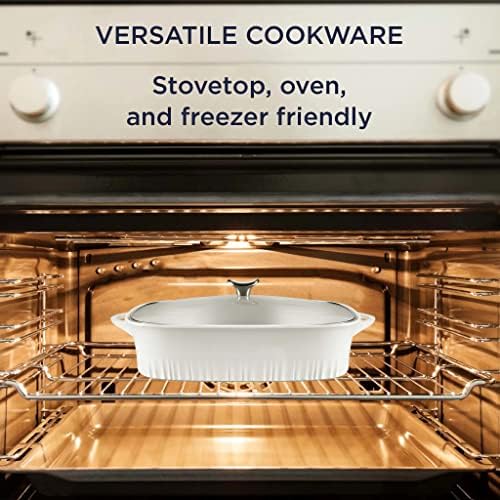 CorningWare QuickHeat 5.7-QT Cast Aluminum Roaster With Lid &