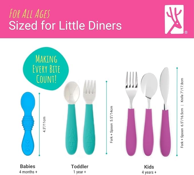 Elk and Friends Kids Silverware - Image 5