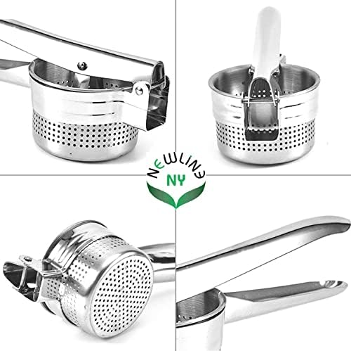 Stainless Steel Potato Presser Masher Ricer, Commercial Grade Tool to