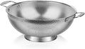 Tiawudi Large 6-Qt Colander, 18/8 Stainless Steel Mesh Strainer for