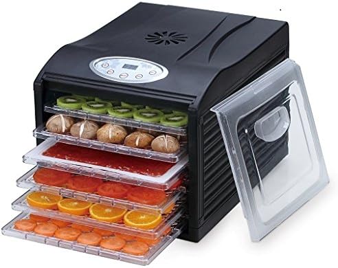 Samson Silent 6-Tray Dehydrator, BPA-Free Plastic Trays