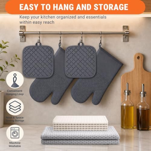 10-Piece Oven Mitt, Pot Holder and Kitchen Towel Set