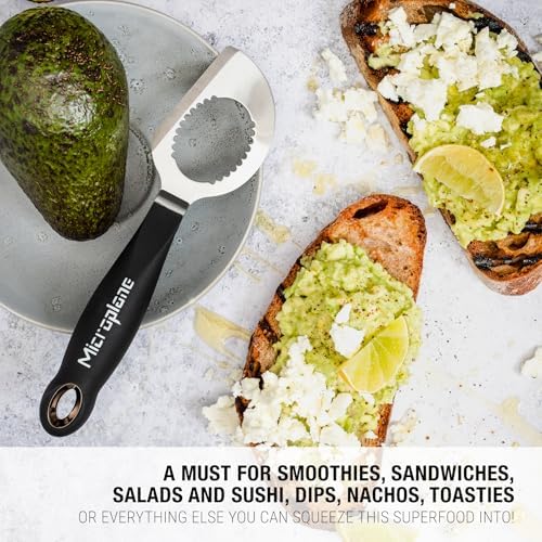 Microplane Avocado Tool | 3-in-1 Stainless Steel Avocado Slicer Tool