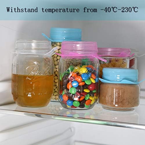 Silicone Stretch Lids, 6 Pack, Various Sizes