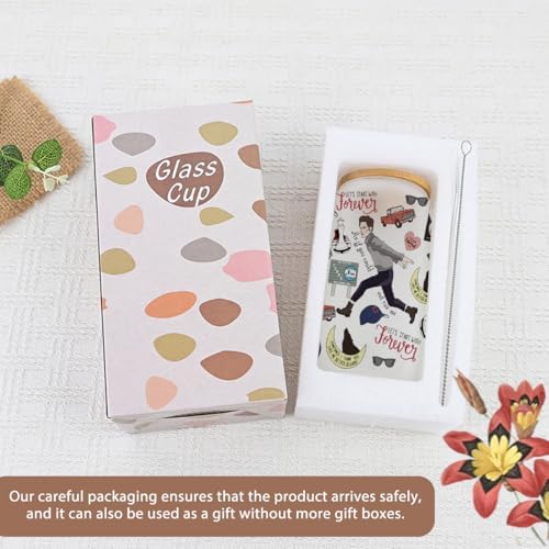 LONGXIN Twilight Merch Edward Movie Inspired Gift Iced Coffee Cup Edw