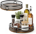 2 Pack 9" 10" Lazy Susan Turntable Organizer for Table Top