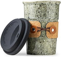 Ceramic Coffee Travel Mug Tea Cups with Lids, Travel Coffee Tumbler