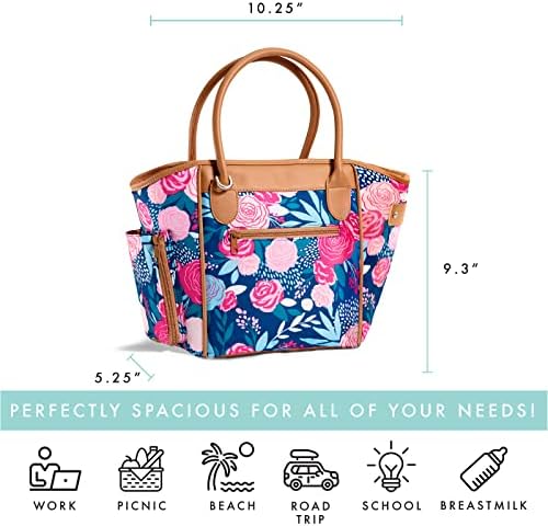 Fit & Fresh Large Lunch Bag for Women, Navy