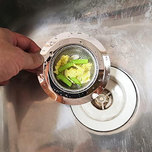 Stainless Steel Sink Strainer Set- 5 Pieces, Fits Most Kitchen