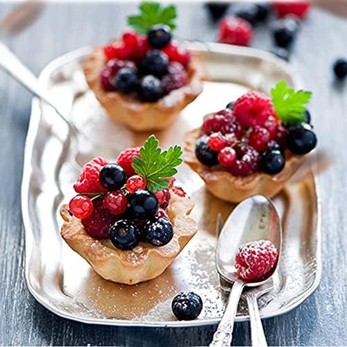 Dicunoy 30 PCS Egg Tart Mold for Baking, 3.8 Inch Stainless Steel Mini