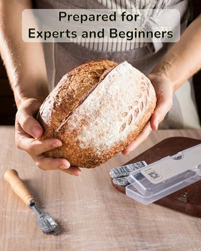 Bread Lame Dough Scoring Tool with Storage box, Pre Installed Blade