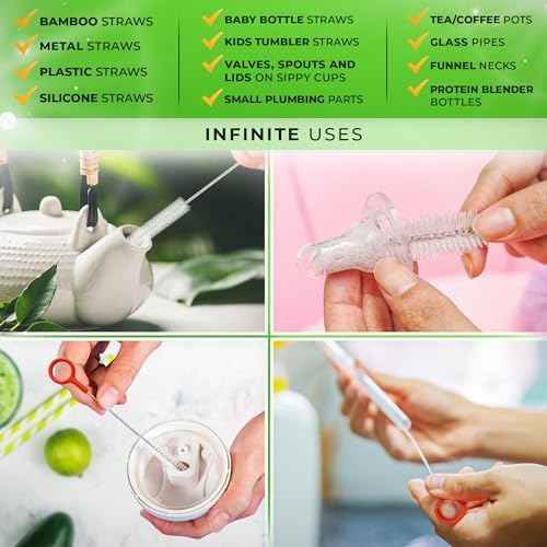 Buenalife Straw Cleaning Brush Set of 4