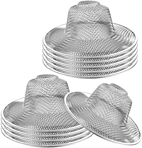 10pcs Mesh Sink Strainer, 4.5" Stainless Steel