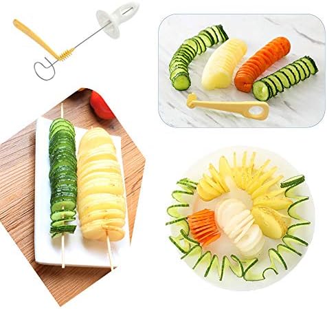 2 Set Tornado Spiral Potato Cutter