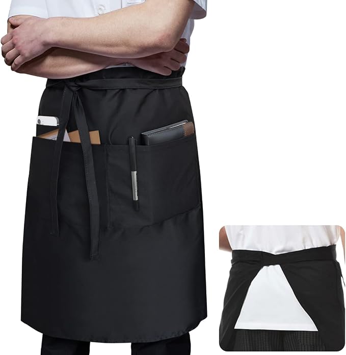 ROTANET Long Server Apron Black by ROTANET