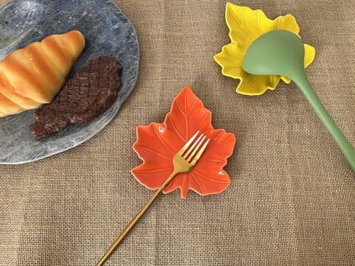 Cute Ceramic Spoon Rest & Holder for Stove Top & Kitchen Counter Ladle