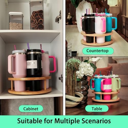 7 Slots Water Bottle Organizer for Stanley Cup Tumbler Accessories
