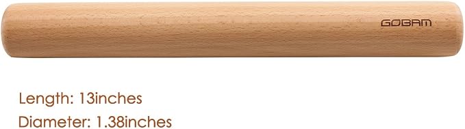 GOBAM Wood Rolling Pin, Medium - Image 9