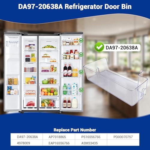 DA97-20638A Refrigerator Door Bin Compatible with Samsung Refrigerator