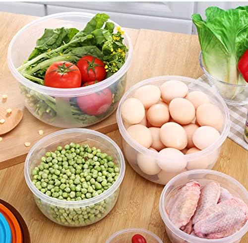Plastic Multicolor Salad Bowl Set,Microwave and Dishwasher Safe,Ideal