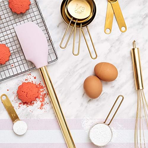 Styled Settings Gold and Pink Kitchen Utensil Set, 7-Piece