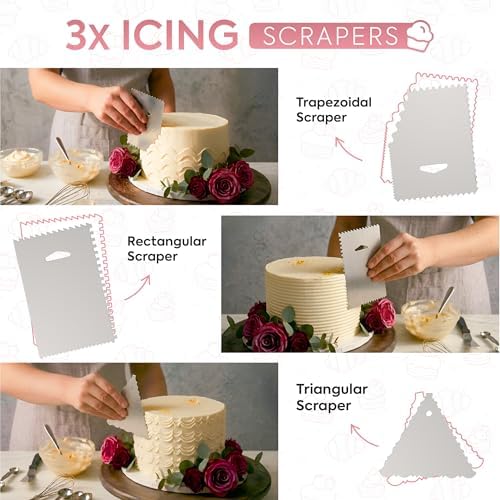 Riccle 12" Aluminum Rotating Cake Stand