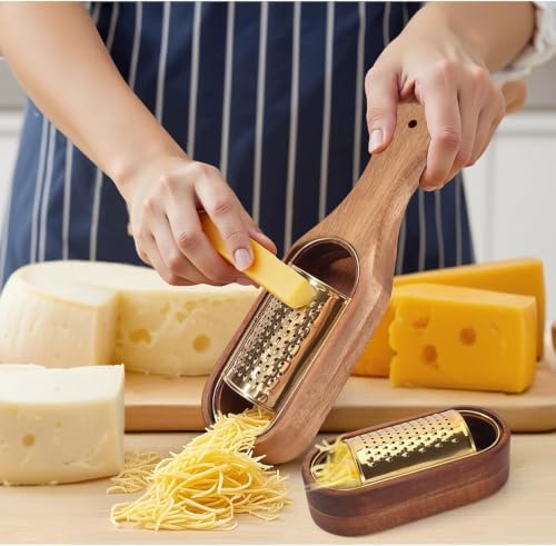 Box Cheese Grater With Container Stainless Steel Parmesan Cheese