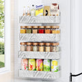 Mystozer Magnetic Refrigerator Spice Rack, 4 Pack