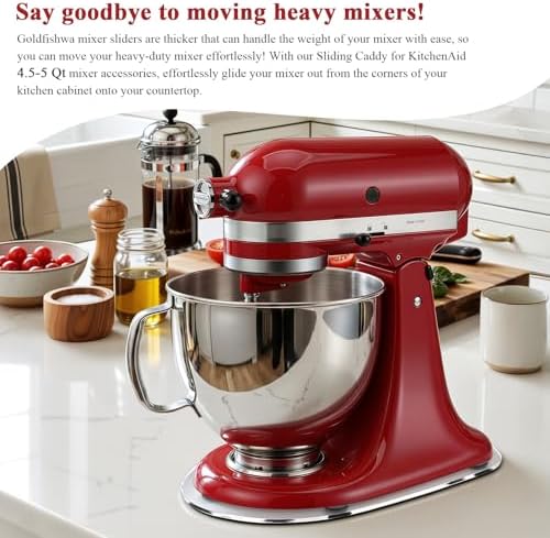 Mixer Slider Mat for KitchenAid 4.5-5Qt, Thickened Acrylic