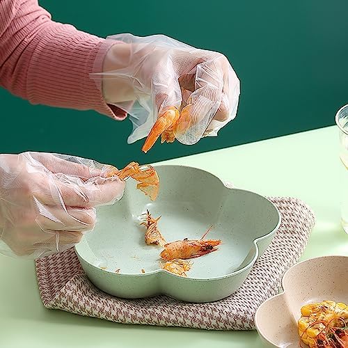 5 Pack Small Dessert Bowls 21oz, 7 Inch Wheat Straw Snack Appetizer