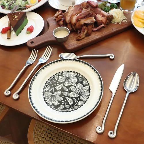 18/10 Stainless Steel Flatware, Silverware Set Combo with Musical Note