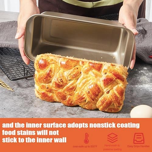 Bread Loaf Pan,10 Pack Nonstick Loaf Baking Pan 9.5 x 5 Inch Loaf Pan