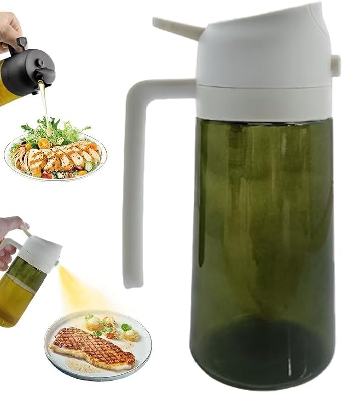 Kitchen Maiden 2 in 1 Oil Dispenser, New Kitchenmaiden 2 In 1 Oil Sprayer by HWHIEUAIK