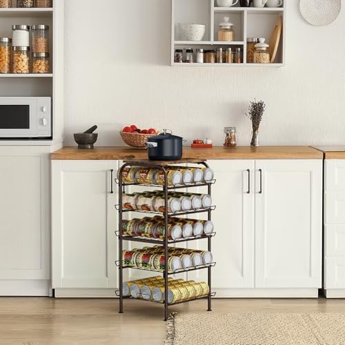 smusei Water Bottle Organizer 5 Tier Free Standing Water Bottle Holder