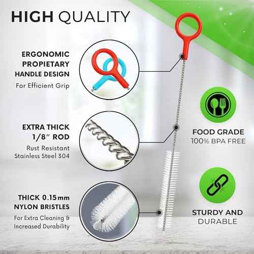 Buenalife Straw Cleaning Brush Set of 4