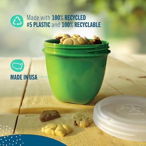 Preserve Mini Food Storage, Yellow, 8 oz., Set of 4