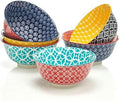 DOWAN Mosaian 33 OZ Large Bowl Set of 6 - Ceramic Deep Bowls for